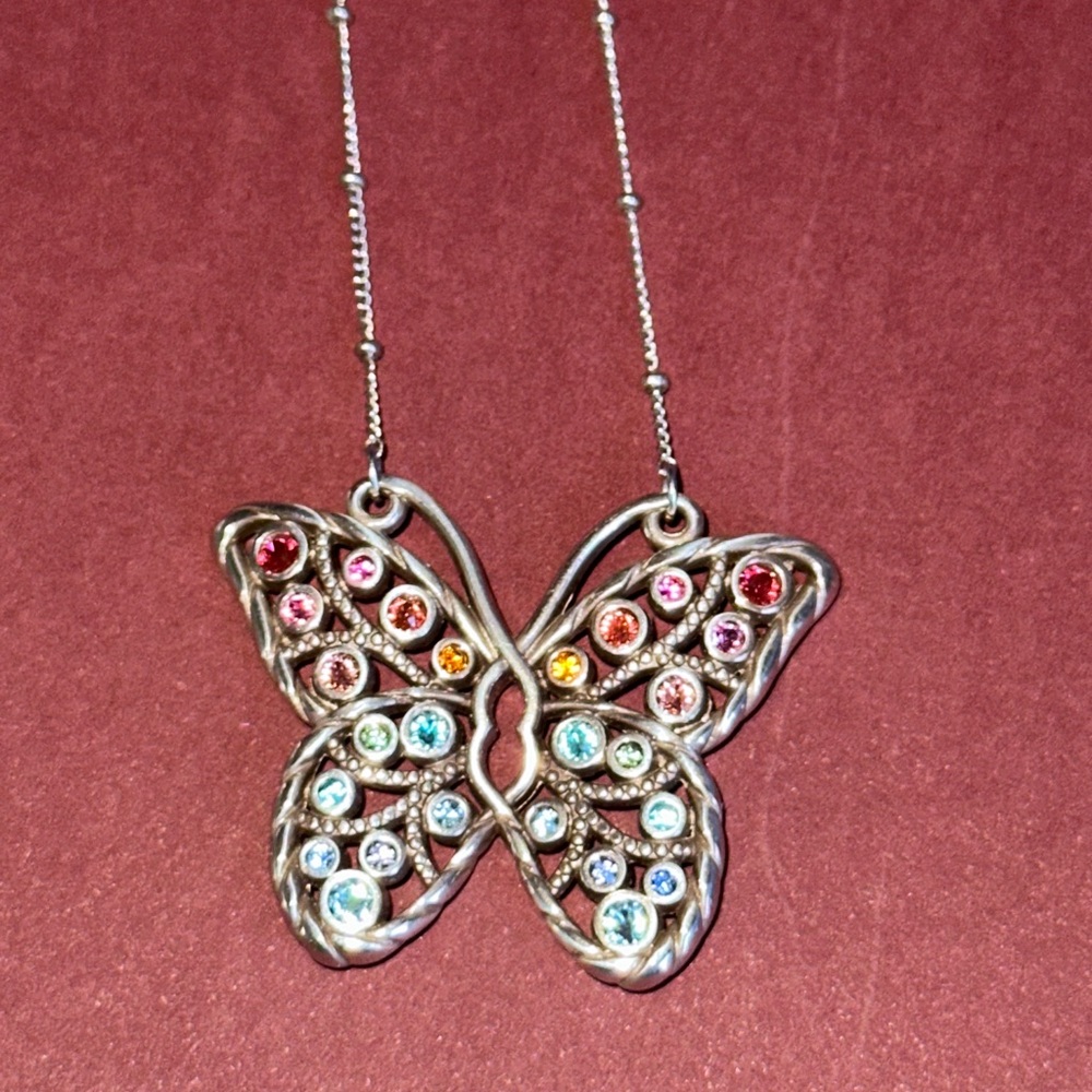 Brington Halo Gems Monarch Necklace - Picture 5 of 10